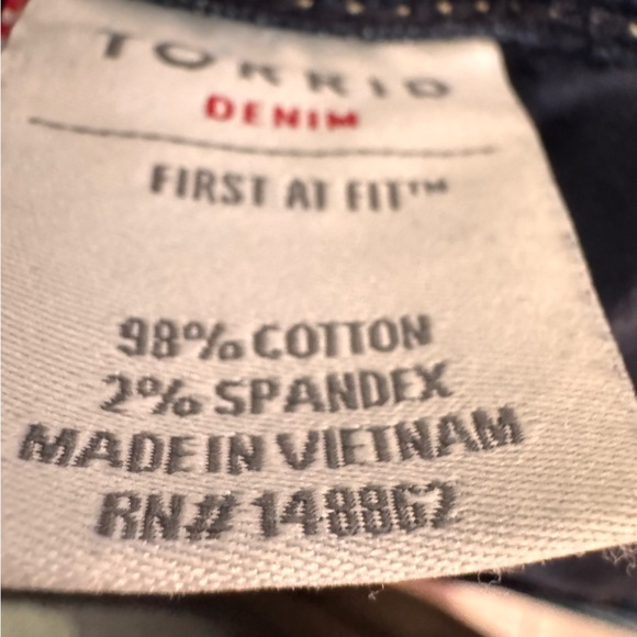 Torrid Blue Straight Leg Jeans Size 22 - Picture 10 of 10